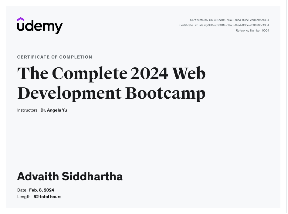 Full Stack Development